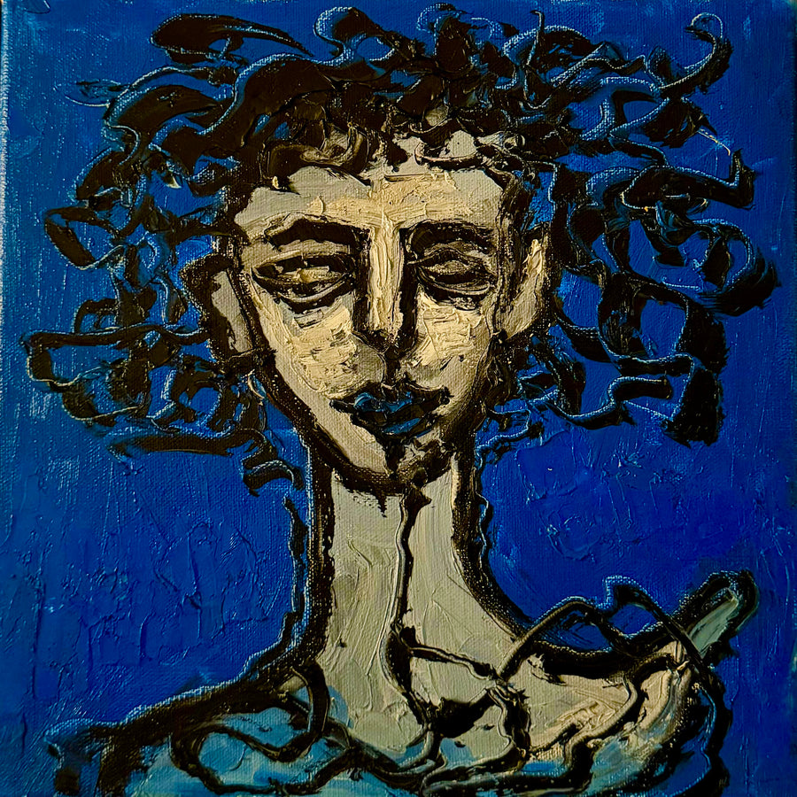 Blue Night Portrait