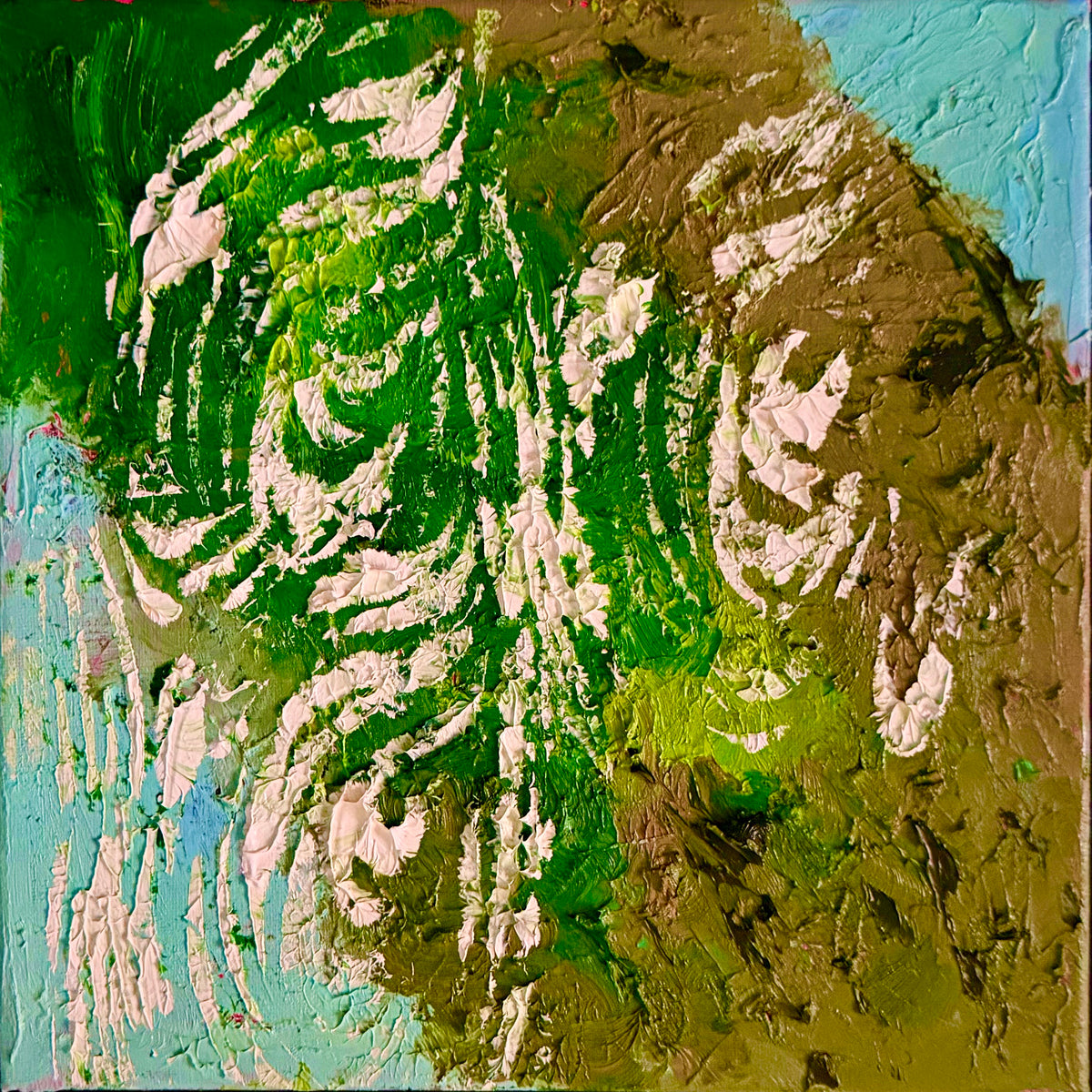 Wind Marks on Green Texture