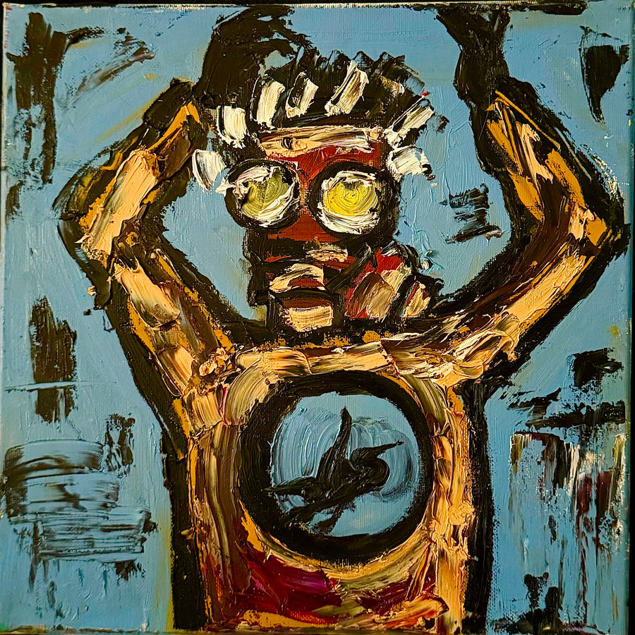 Panic-eyed Figure