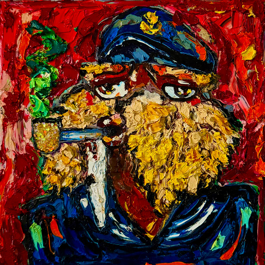 Captain with Pipe