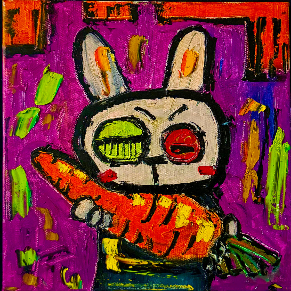 Rabbit Holding Carrot